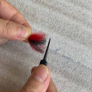 Fly fishing strike indicator wool