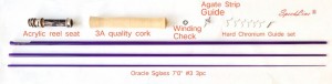 SPEEDLINE ORACLE 7‘0” #3 FLY ROD BUILDING SET