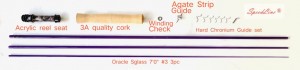 SPEED LINE ORACLE 7‘0” #3 FLY ROD BUILDING SET