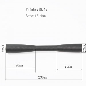 Carbon Fiber Grips for Spinning and Bait cast rod