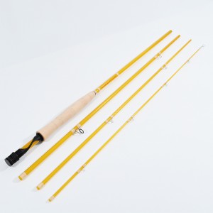 Translucent fiber glass fly rod 8‘0“#5 4pc