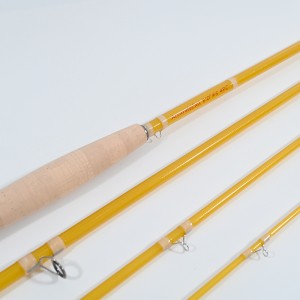 Translucent fiber glass fly rod 8‘0“#5 4pc