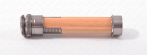 Fly rod Reel seat Alloy with wood insert