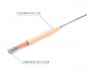 Hot-selling Glass Graphite Fishing Rod - Silksmooth 6‘6“#2 3pc – Huai An