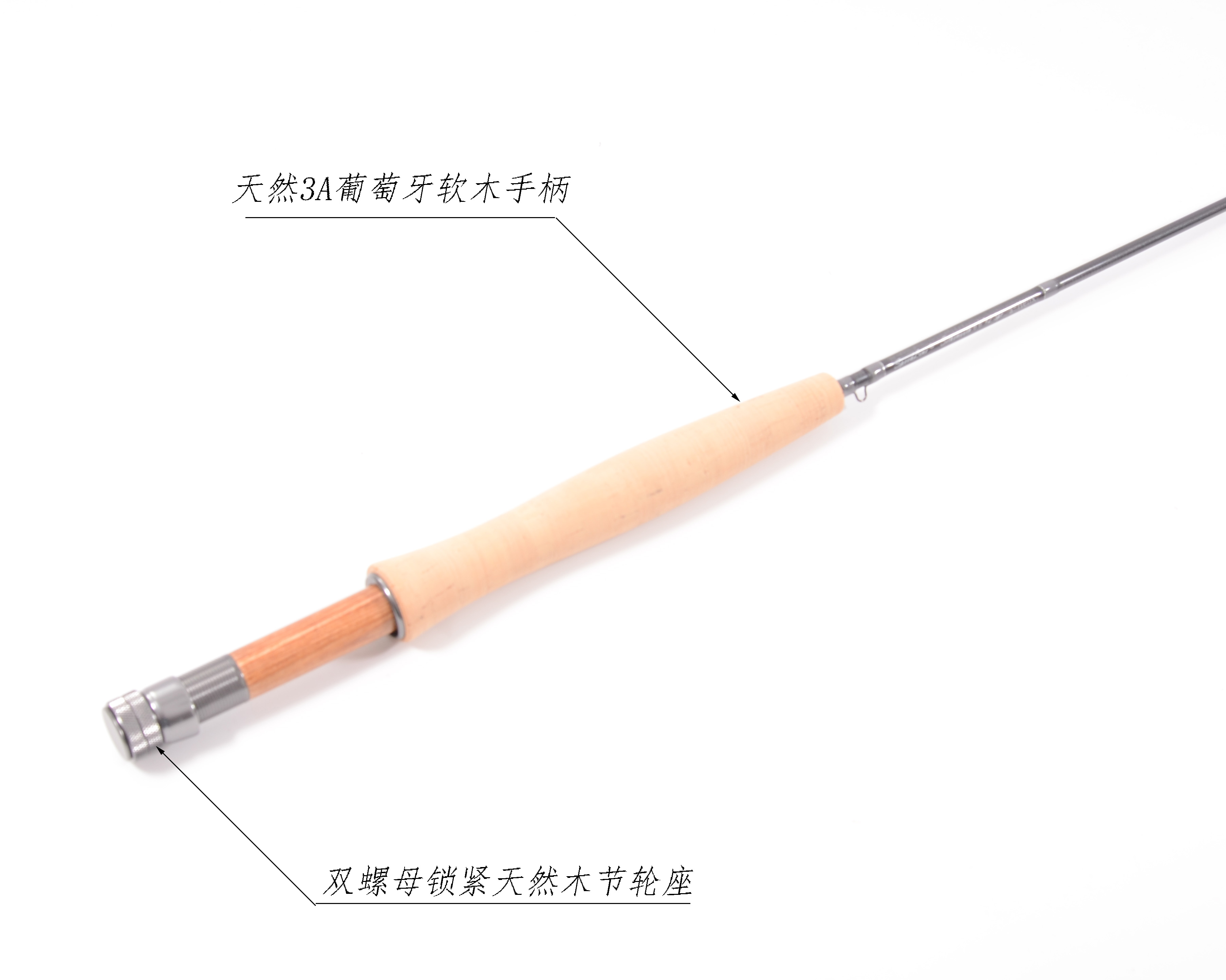 High Quality Fly Fishing Landing Net - Silksmooth 6‘6“#2 3pc – Huai An detail pictures
