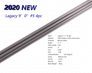 Legacy 9ft 5wt Blank