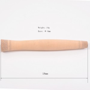 Halfwell with rubber cork end