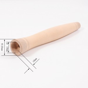 Halfwell with rubber cork end