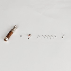 Classic Agate Guide and Nickel silver reel seat set