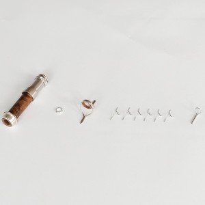 Classic Agate Guide and Nickel silver reel seat set