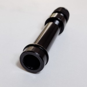 Alloy reel seat Glossy black
