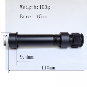 Alloy reel seat Matt black