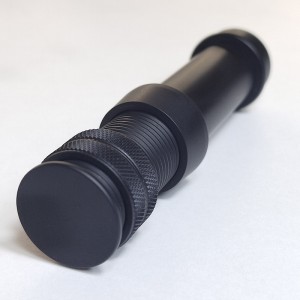 Alloy channel reel seat black